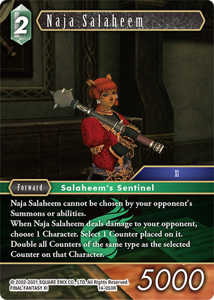 (050) Final Fantasy TCG Opus XIV: Crystal Abyss Single: Naja Salaheem (14-050) Holo Rare