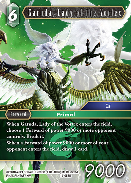(056) Final Fantasy TCG Opus XIV: Crystal Abyss Single: Garuda, Lady of the Vortex (14-056) Holo Rare