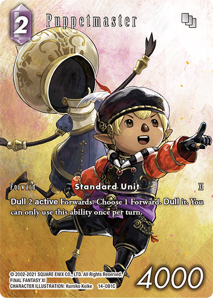 (081) Final Fantasy TCG Opus XIV: Crystal Abyss Single: Puppetmaster (14-081) (V.2) Holo Common
