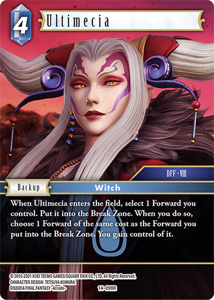 (098) Final Fantasy TCG Opus XIV: Crystal Abyss Single: Ultimecia (14-098) Holo Rare
