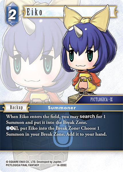 (099) Final Fantasy TCG Opus XIV: Crystal Abyss Single: Eiko (14-099) Holo Common