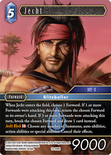 (108) Final Fantasy TCG Opus XIV: Crystal Abyss Single: Jecht (14-108) Holo Hero