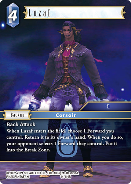 (114) Final Fantasy TCG Opus XIV: Crystal Abyss Single: Luzaf (14-114)  Rare