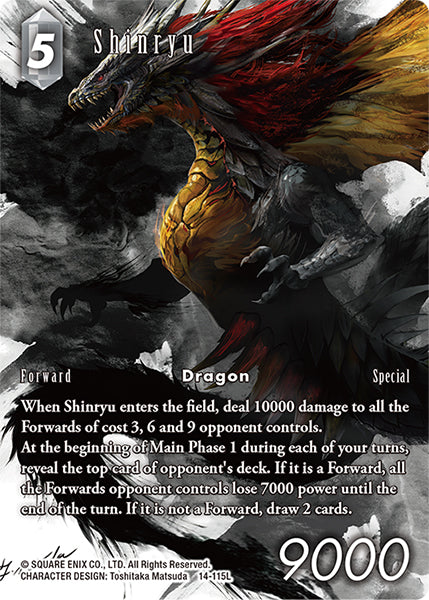 (115) Final Fantasy TCG Opus XIV: Crystal Abyss Single: Shinryu (14-115) (V.2) Holo Legend