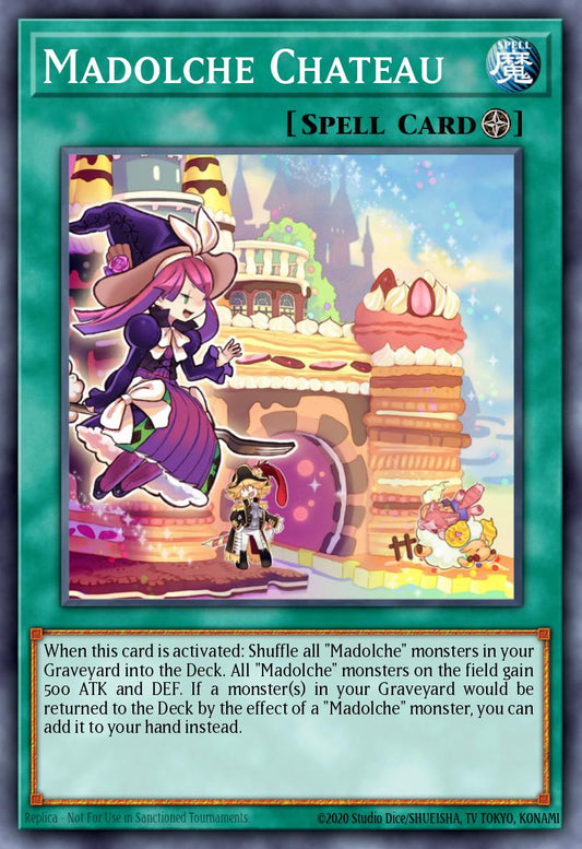 (069) YuGiOh TCG MAGO: Maximum Gold Single: Madolche Chateau  Rare