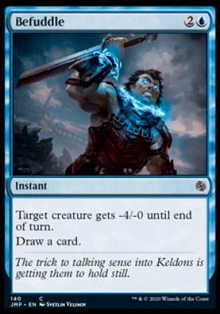 (140) Magic The Gathering Jumpstart Single: Befuddle  Common
