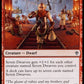 (140/269) Magic The Gathering Throne of Eldraine Single: Searing Barrage Holo Common