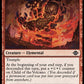 (140) Magic The Gathering The Lost Caverns of Ixalan Single: Child of the Volcano Holo Common