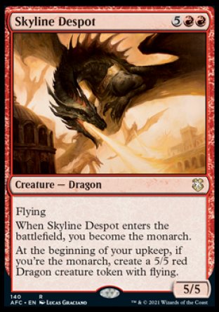 (140) Magic The Gathering Commander: Adventures in the Forgotten Realms Single: Skyline Despot  Rare
