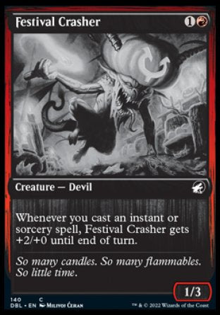 (140) Magic The Gathering Innistrad: Double Feature Single: Festival Crasher  Common