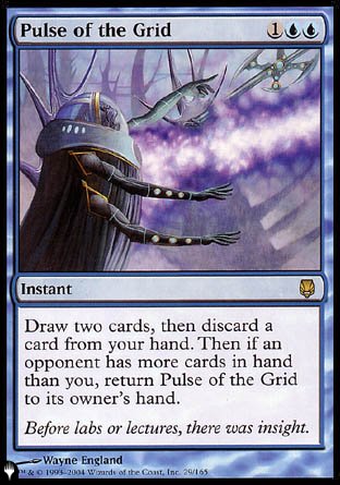 (029) Magic The Gathering The List Single: Pulse of the Grid  Rare