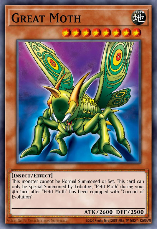 (043) YuGiOh TCG DB2: Dark Beginning 2 Single: Great Moth  Common