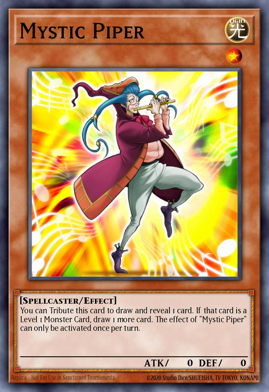 (005) YuGiOh TCG RA04: Quarter Century Stampede Single: Mystic Piper (V.2 - Ultra Rare)  Ultra Rare