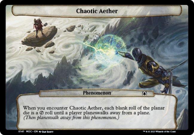 (141) Magic The Gathering Commander: March of the Machine Single: Chaotic Aether  Common