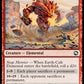 (141) Magic The Gathering Adventures in the Forgotten Realms Single: Earth-Cult Elemental Holo Common