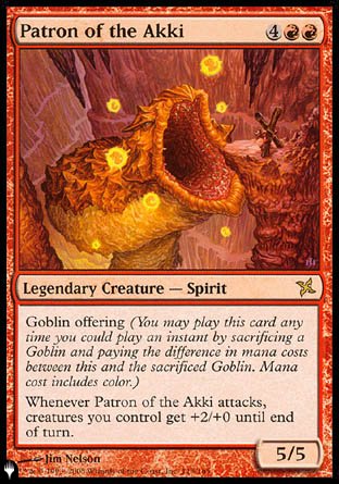 (115) Magic The Gathering The List Single: Patron of the Akki  Rare