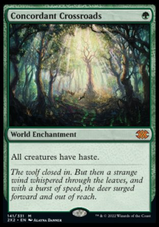 (141) Magic The Gathering Double Masters 2022 Single: Concordant Crossroads  Mythic