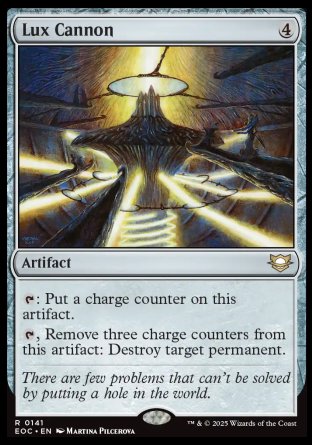 (141) Magic The Gathering Commander: Edge of Eternities Single: Lux Cannon  Rare