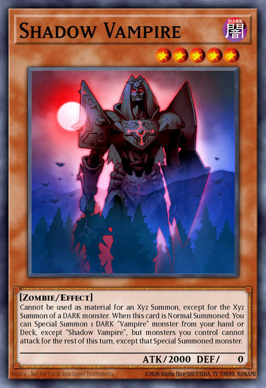 (152) YuGiOh TCG MP14: 2014 Mega-Tins Mega-Pack Single: Shadow Vampire  Secret Rare