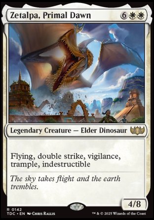 (142) Magic The Gathering Commander: Tarkir: Dragonstorm Single: Zetalpa, Primal Dawn  Rare
