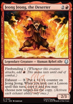 (142) Magic The Gathering Magic: The Gathering | Avatar: The Last Airbender Single: Jeong Jeong, the Deserter  Uncommon