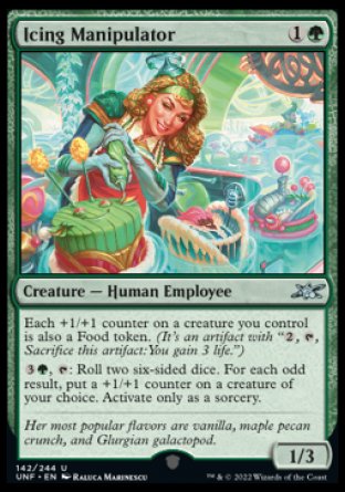 (142) Magic The Gathering Unfinity Single: Icing Manipulator Holo Uncommon