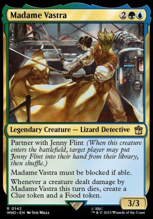 (142) Magic The Gathering Universes Beyond: Doctor Who Single: Madame Vastra  Rare