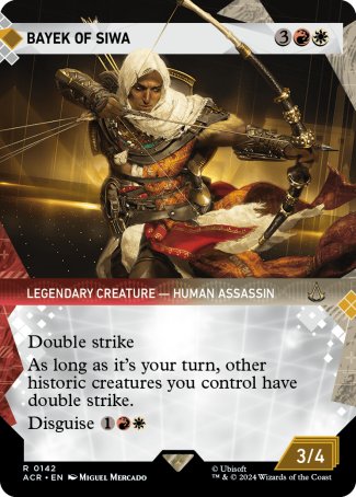 (142) Magic The Gathering Universes Beyond: Assassin's Creed: Extras Single: Bayek of Siwa (V.1)  Rare