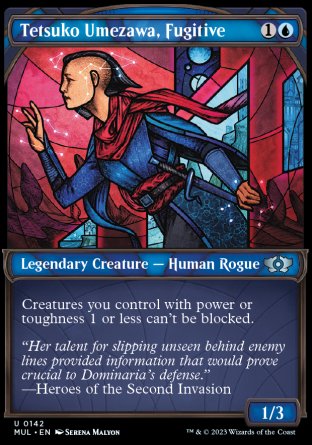 (142) Magic The Gathering Multiverse Legends Single: Tetsuko Umezawa, Fugitive (V.4) Holo Uncommon