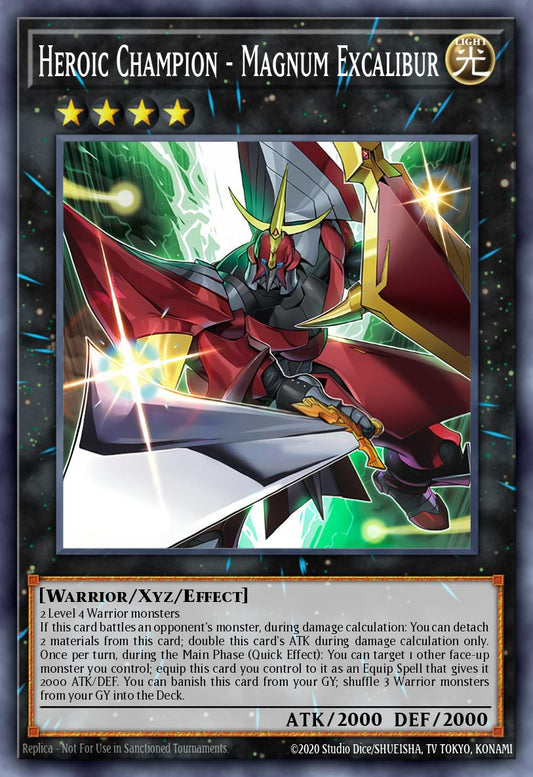 (DUAD044) YuGiOh TCG Duelist’s Advance Single: Heroic Champion - Magnum Excalibur  Common