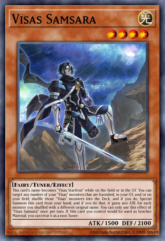 (108) YuGiOh TCG MP24: 25th Anniversary Tin: Dueling Mirrors Single: Visas Samsara  Secret Rare