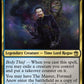 (143) Magic The Gathering Universes Beyond: Doctor Who Single: The Master, Formed Anew Holo Rare