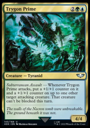 (143) Magic The Gathering Universes Beyond: Warhammer 40000 Single: Trygon Prime  Uncommon