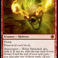 (143) Magic The Gathering Adventures in the Forgotten Realms Single: Flameskull Holo Mythic