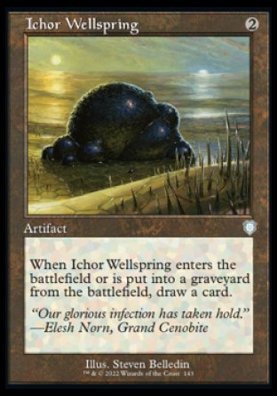 (143) Magic The Gathering Commander: The Brothers' War Single: Ichor Wellspring  Uncommon