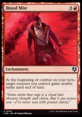(143) Magic The Gathering Innistrad Remastered Single: Blood Mist Holo Uncommon