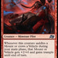 (144) Magic The Gathering Aetherdrift Single: Reckless Velocitaur  Uncommon
