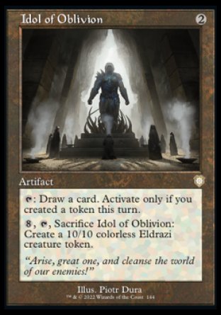 (144) Magic The Gathering Commander: The Brothers' War Single: Idol of Oblivion  Rare