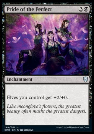 (144/361) Magic The Gathering Commander Legends Single: Pride of the Perfect Holo Uncommon