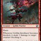 (144) Magic The Gathering Adventures in the Forgotten Realms Single: Goblin Javelineer  Common
