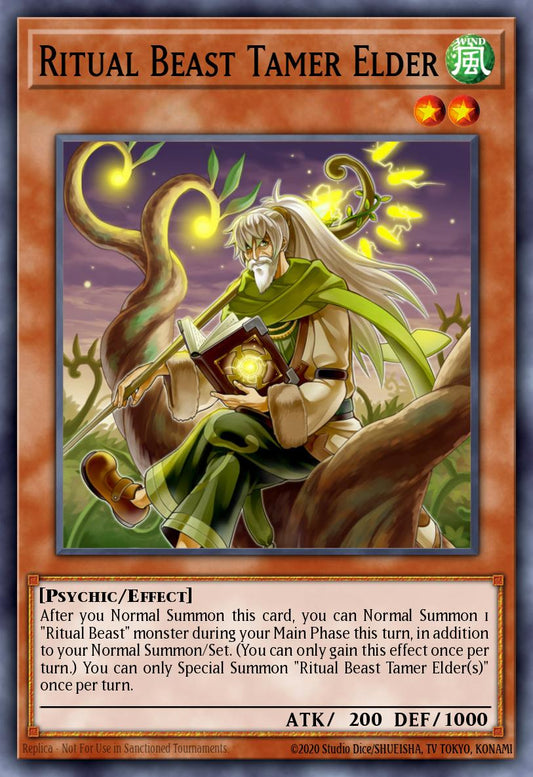 (012) YuGiOh TCG RA03: Quarter Century Bonanza Single: Ritual Beast Tamer Elder (V.6 - Collectors Rare)  Collectors Rare