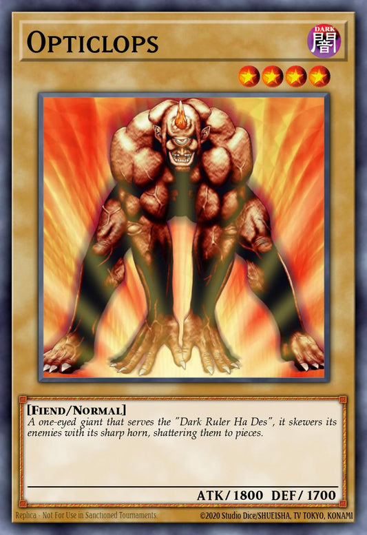 (131) YuGiOh TCG DB2: Dark Beginning 2 Single: Opticlops  Common
