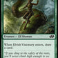 (145) Magic The Gathering Foundations Jumpstart Single: Elvish Visionary  Common