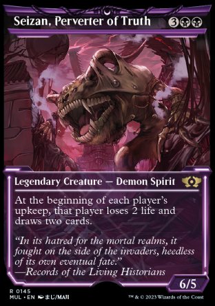 (145) Magic The Gathering Multiverse Legends Single: Seizan, Perverter of Truth (V.4)  Rare