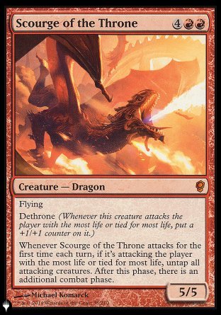 (035) Magic The Gathering The List Single: Scourge of the Throne  Mythic