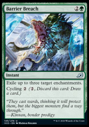 (145/274) Magic The Gathering Ikoria: Lair of Behemoths Single: Barrier Breach  Uncommon