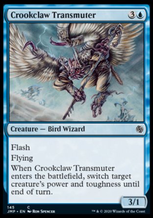 (145) Magic The Gathering Jumpstart Single: Crookclaw Transmuter  Common