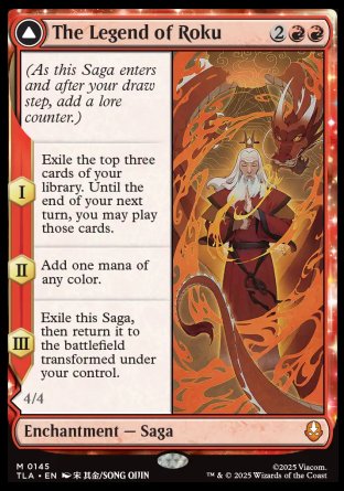 (145) Magic The Gathering Magic: The Gathering | Avatar: The Last Airbender Single: The Legend of Roku // Avatar Roku  Mythic