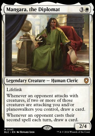 (145) Magic The Gathering Commander: Bloomburrow Single: Mangara, the Diplomat  Mythic