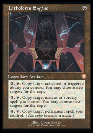 (146) Magic The Gathering Commander: The Brothers' War Single: Lithoform Engine  Mythic